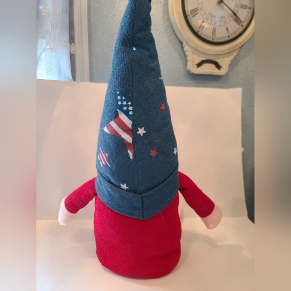 Rae Dunn plush Gnome S'more Fun stuffed weighted base Decor Fourth of July - Picture 2 of 3